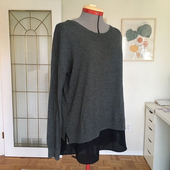 RW & co. Split Back Sweater - Picture 2 of 3